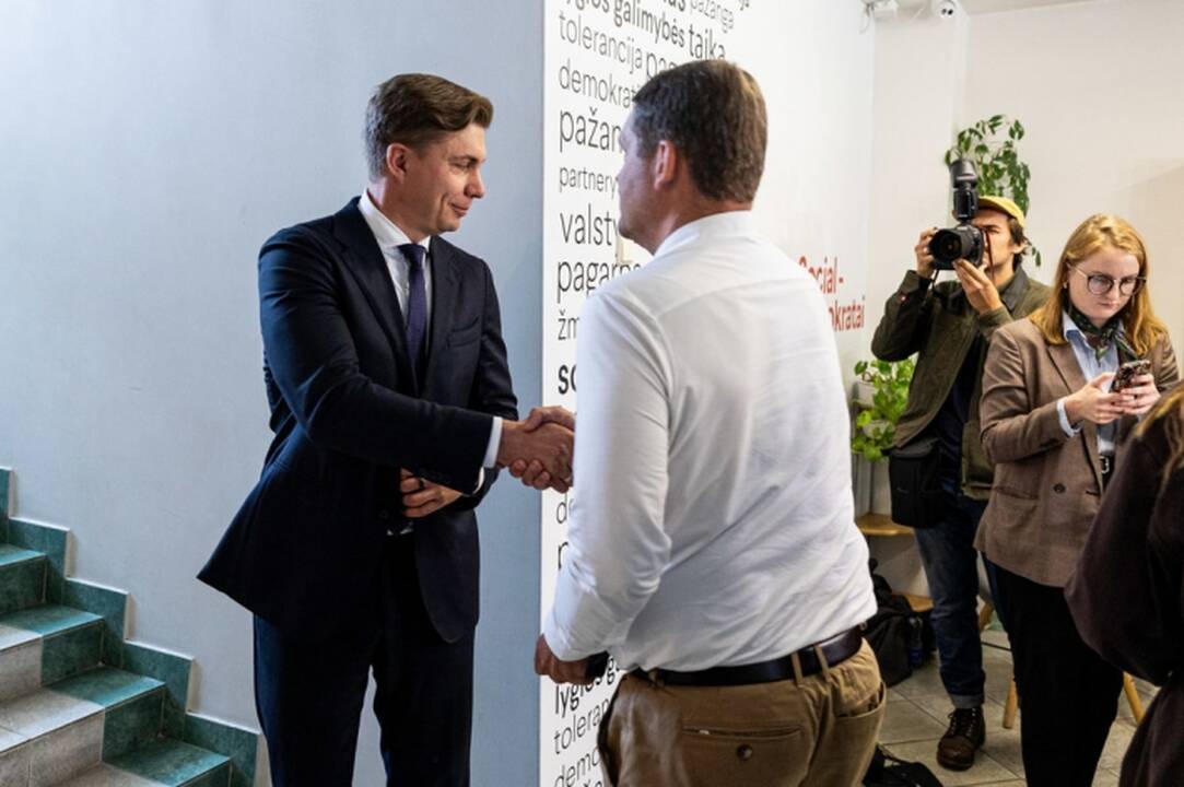 Mindaugas Sinkevičius: po koalicijos partnerių socdemai dėl daugumos kalbės su LVŽS, KŠS atstovais