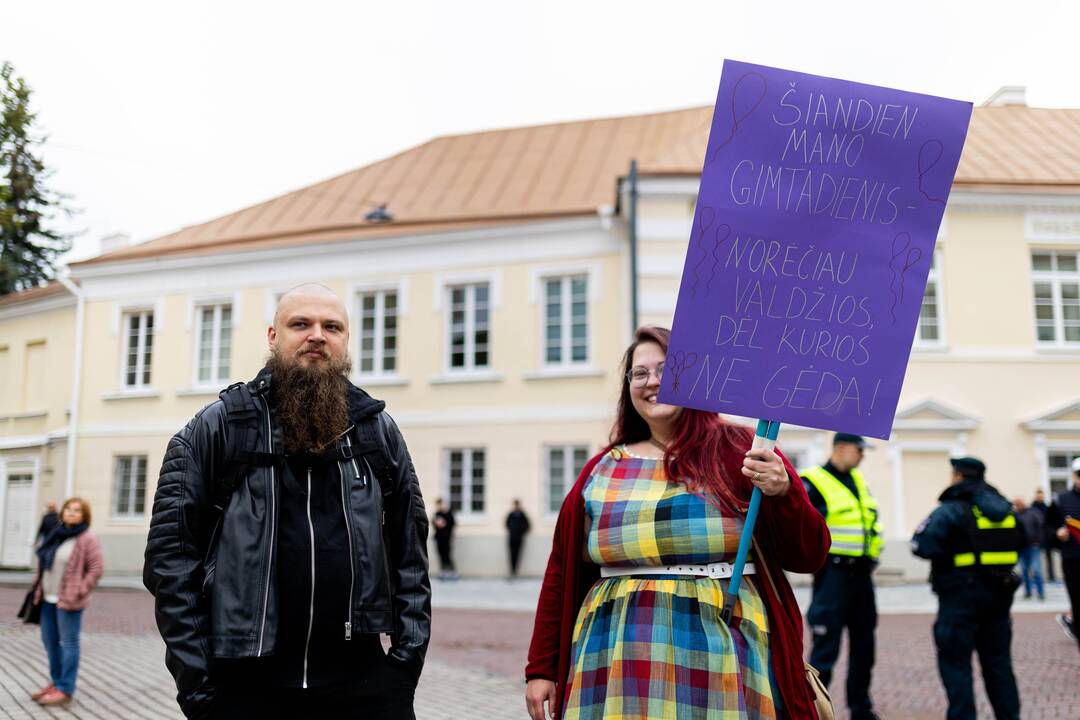 Sostinėje – protestas „Gėdos diena“