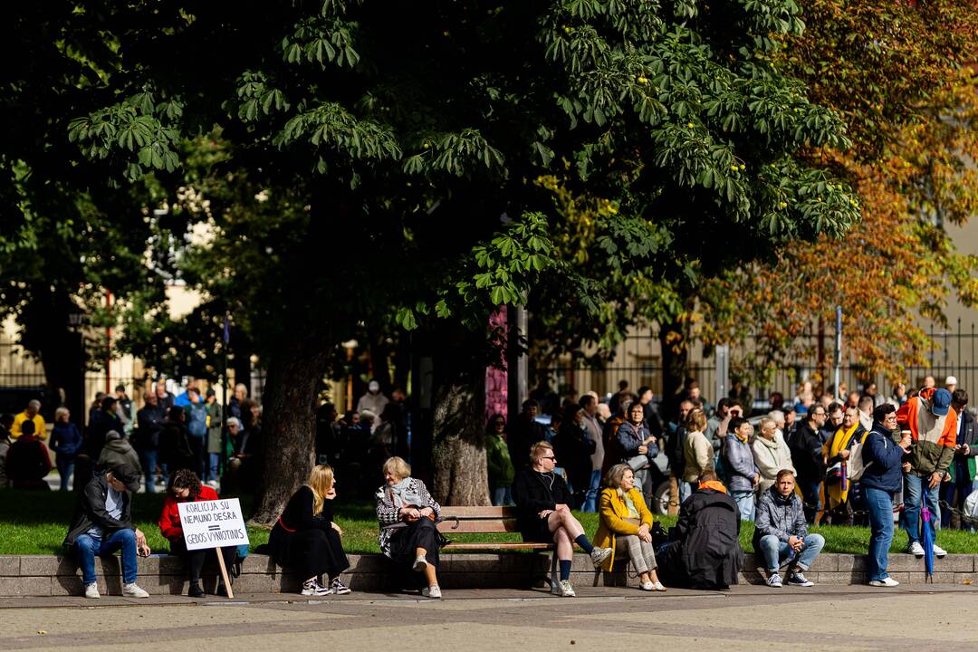 Sostinėje – protestas „Gėdos diena“