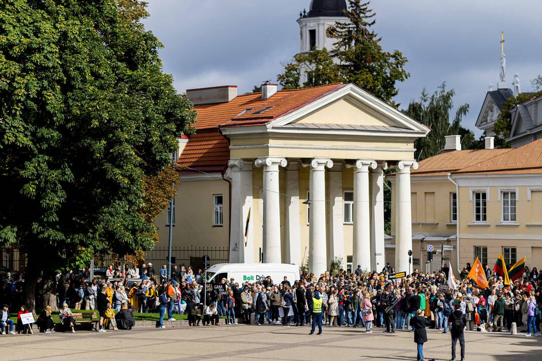 Sostinėje – protestas „Gėdos diena“