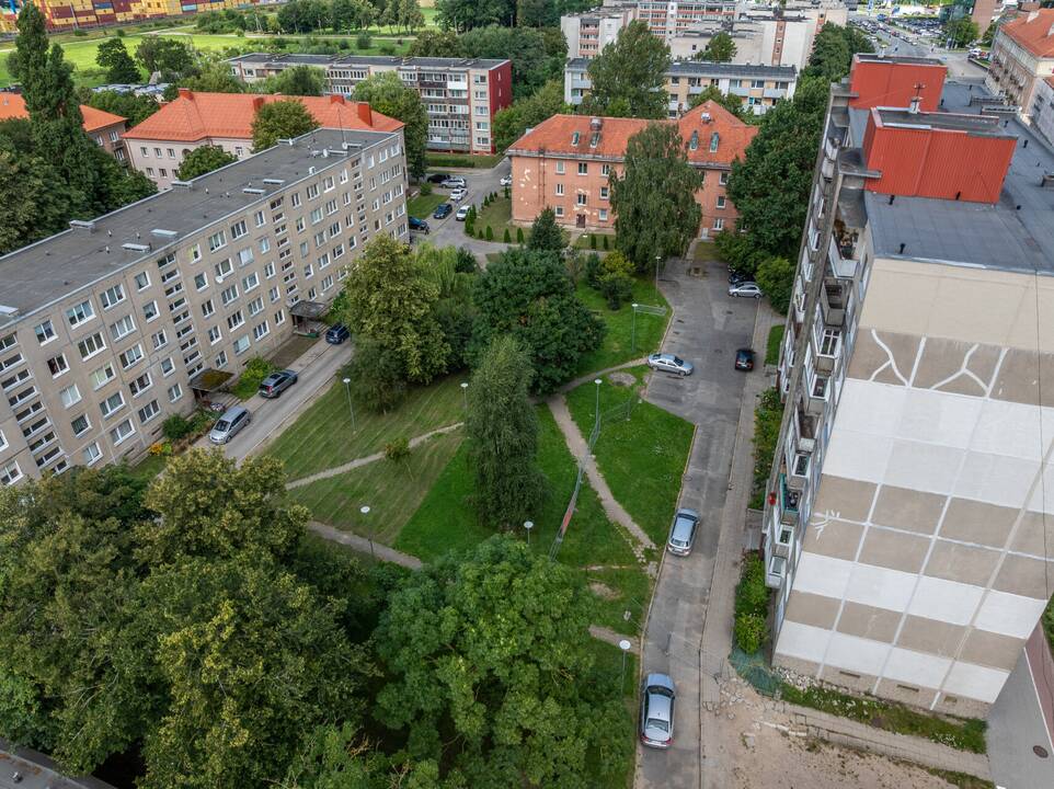 Minijos gatvėje prasidėjo parkavimo vietų ir pėsčiųjų takų rekonstrukcijos darbai