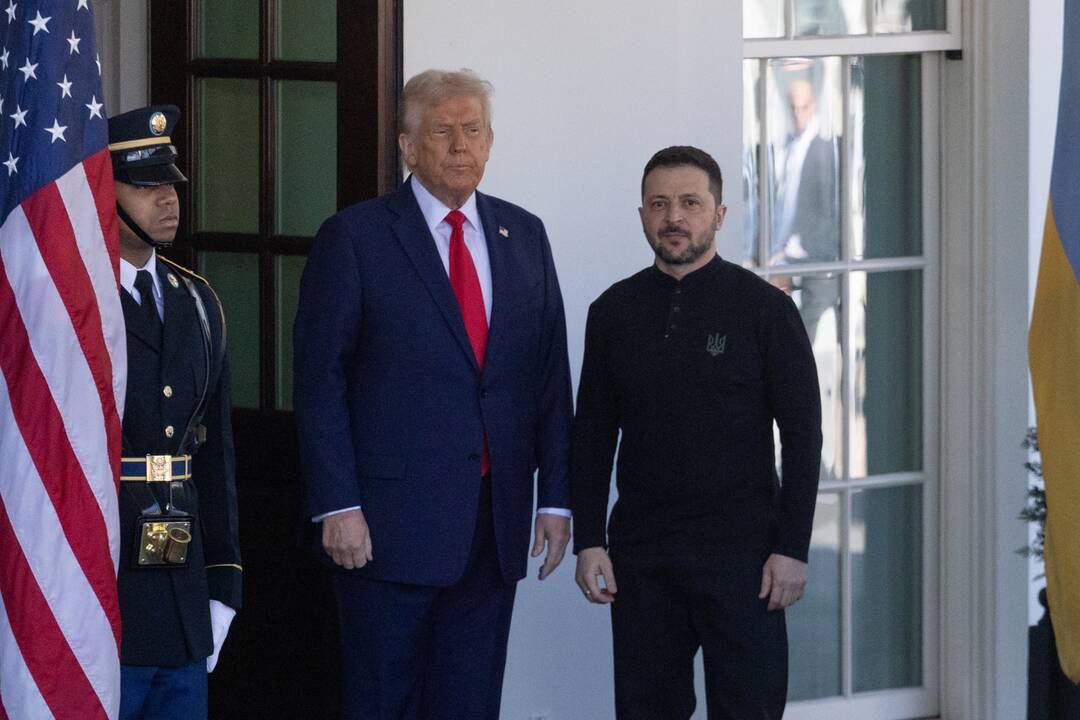 Donaldas Trumpas ir Volodymyras Zelenskis