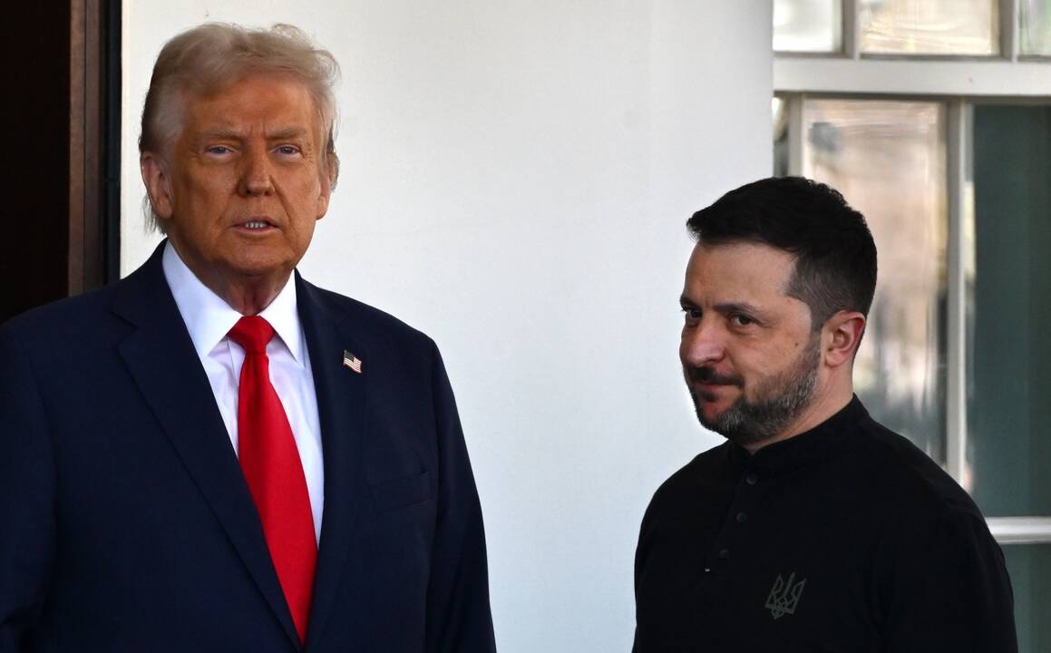 Donaldas Trumpas ir Volodymyras Zelenskis