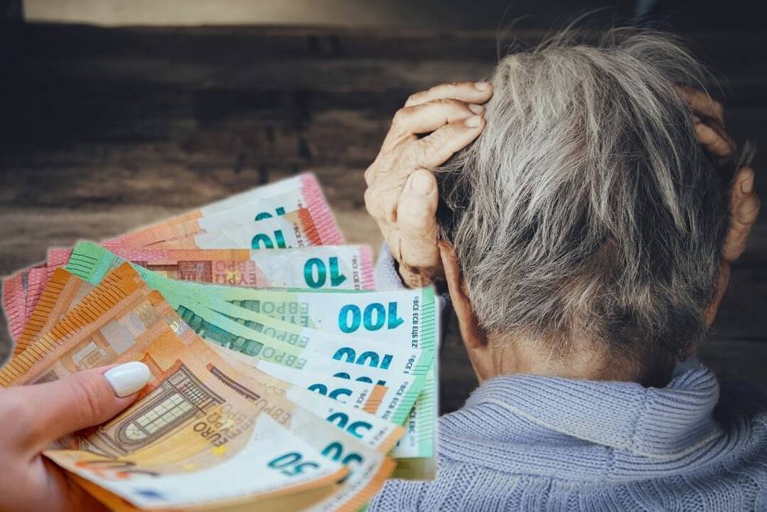 Rusakalbiai sukčiai iš senolės išviliojo nemenką sumą