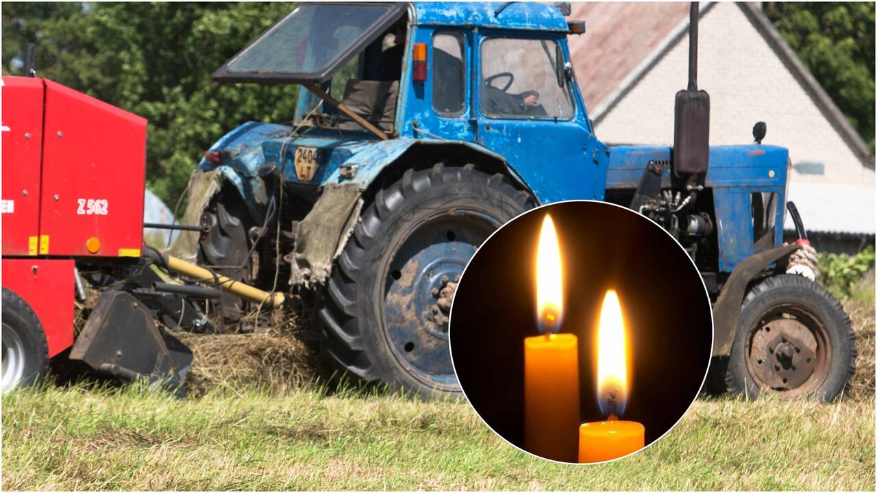 Tragedija Jurbarko rajone: po apvirtusiu traktoriumi – negyvas vairuotojas
