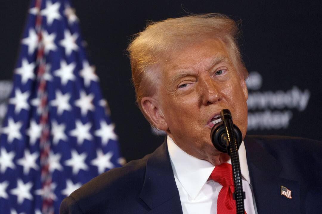 Trumpas: antro susitikimo su Putinu nebus, jei šis nerodys gerų ketinimų