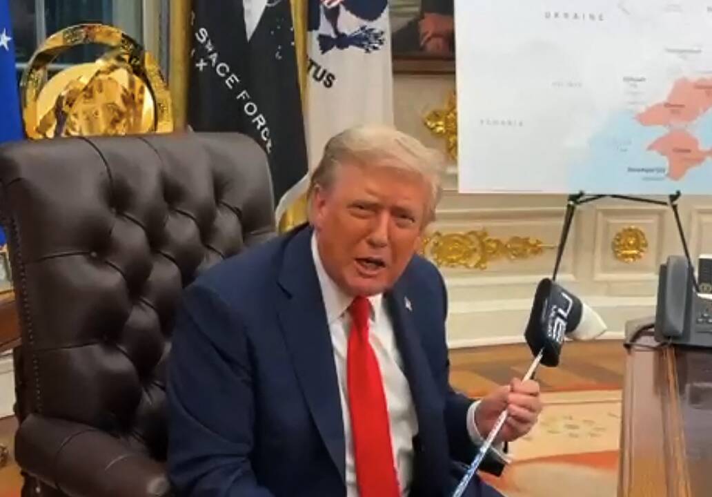 Trumpas pareiškė, kad susitarimas dėl Ukrainos padės jam „patekti į dangų“