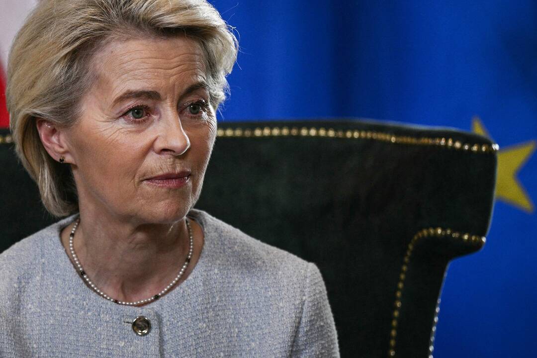 Ursula von der Leyen ragina Izraelį persvarstyti savo planą dėl Gazos