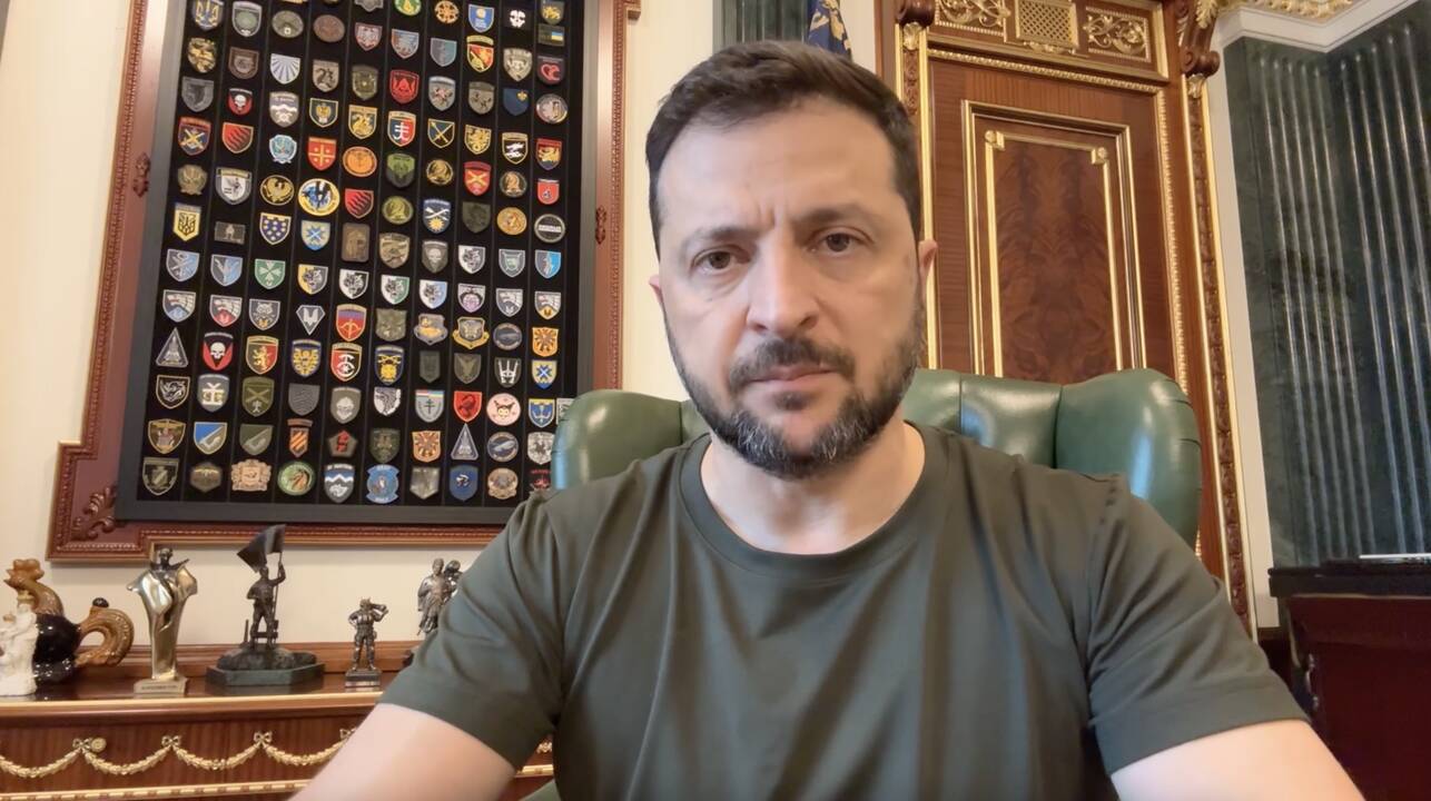 Zelenskis apie saugumo garantijas Rusijai: nežinau, kas jiems grasina