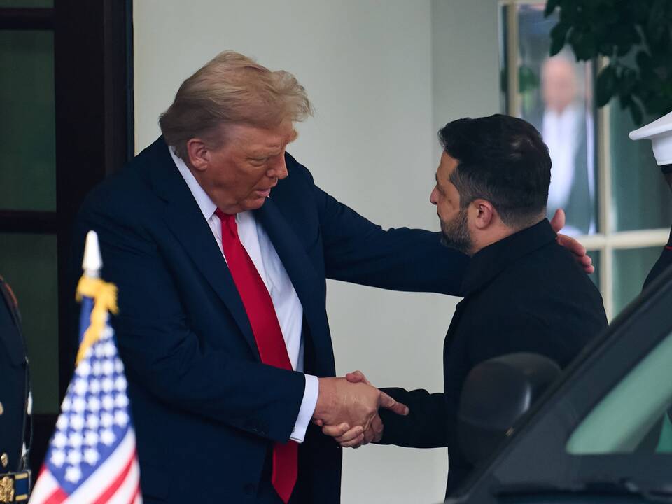 Zelenskis: tai buvo iki šiol geriausias susitikimas su Trumpu