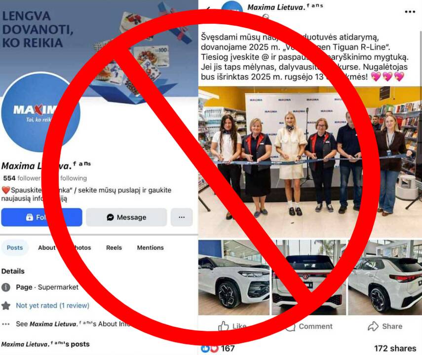 „Maxima“: netikėkite – šias žinutes platina sukčiai!
