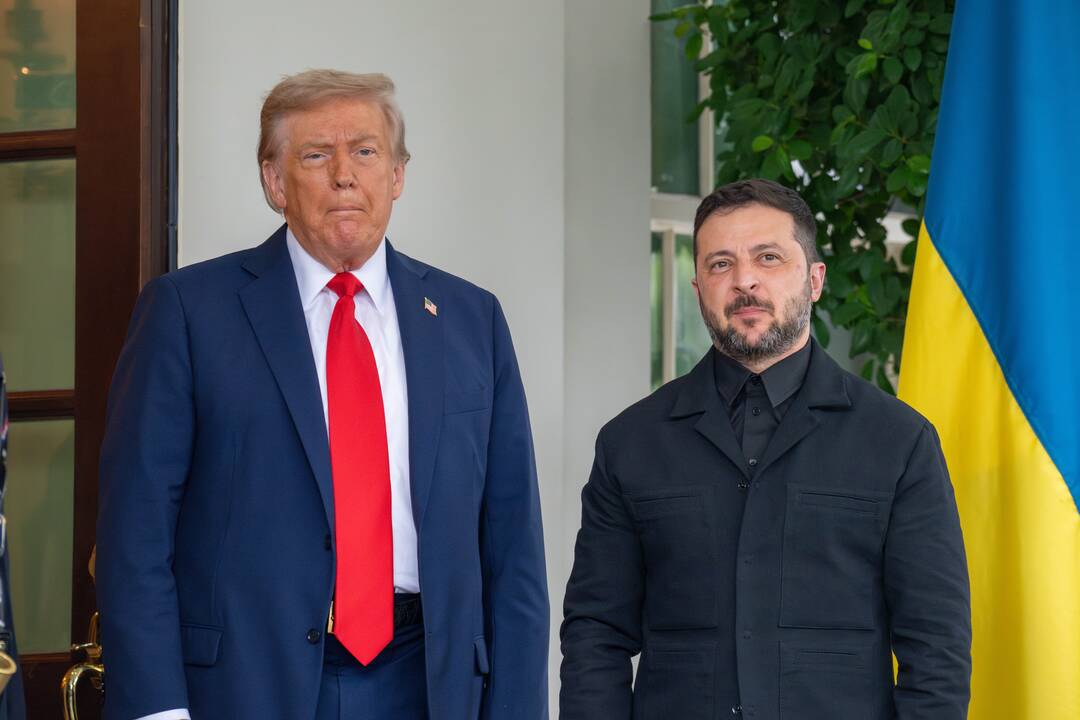 Zelenskis teigia susitiksiantis su Trumpu 