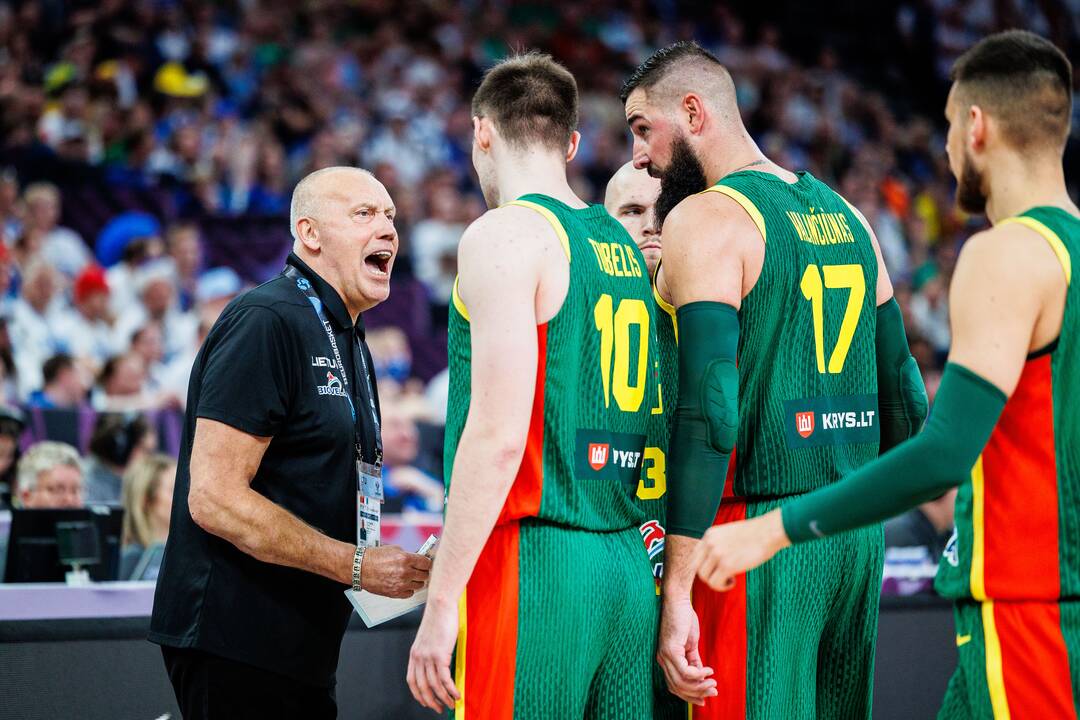 Lietuvos vyrų krepšinio rinktinė Europos čempionate liko penkta