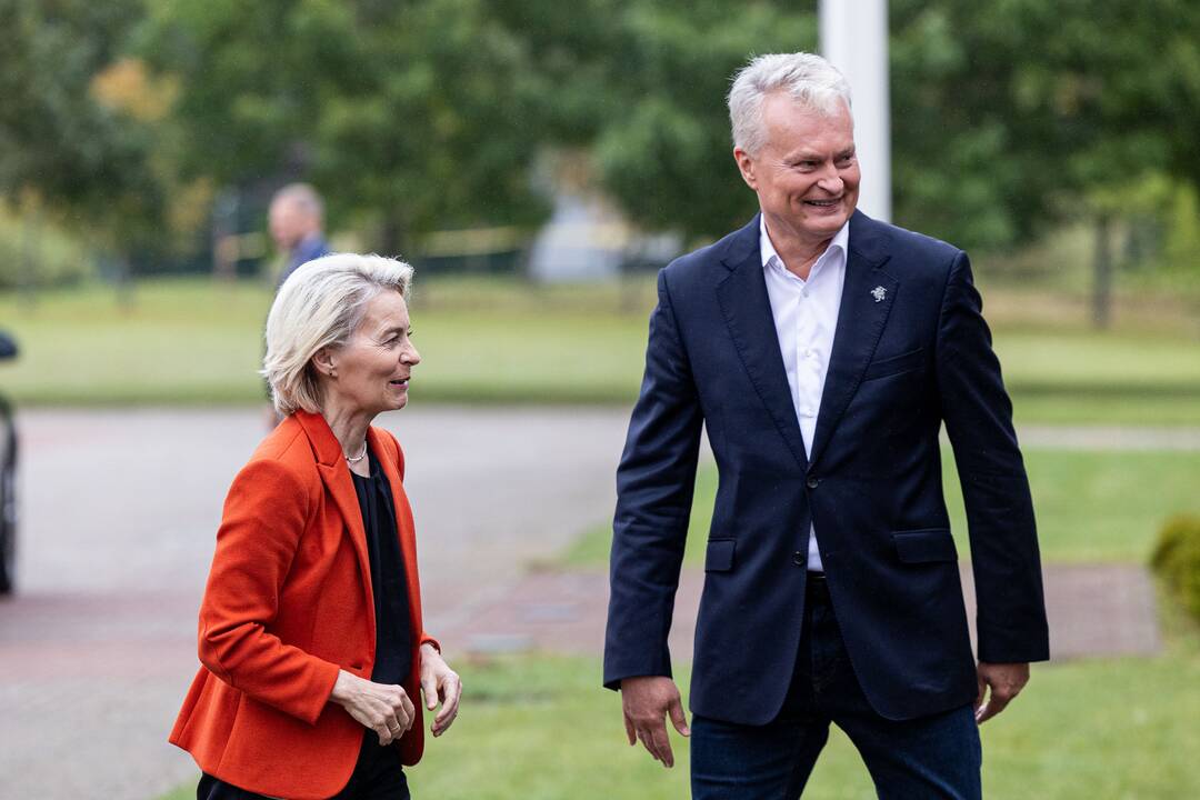 Prezidentas susitiko su Ursula von der Leyen