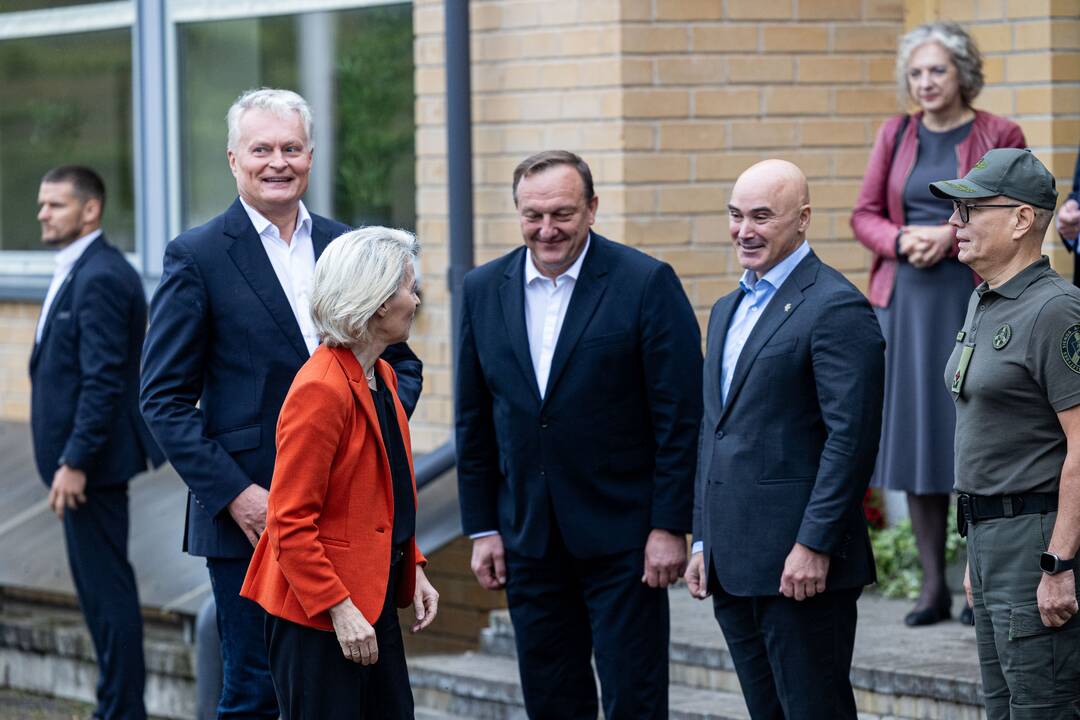 Prezidentas susitiko su Ursula von der Leyen