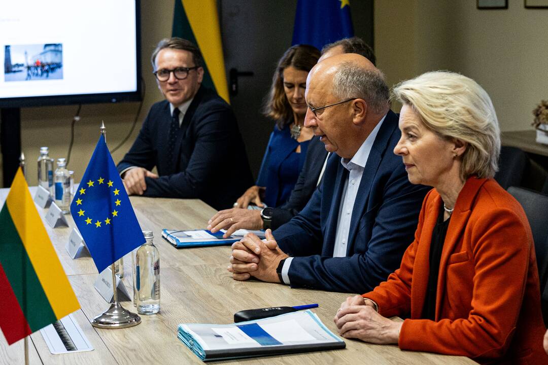 Prezidentas susitiko su Ursula von der Leyen