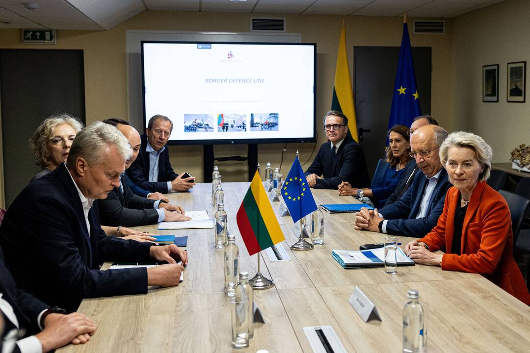 Prezidentas susitiko su Ursula von der Leyen
