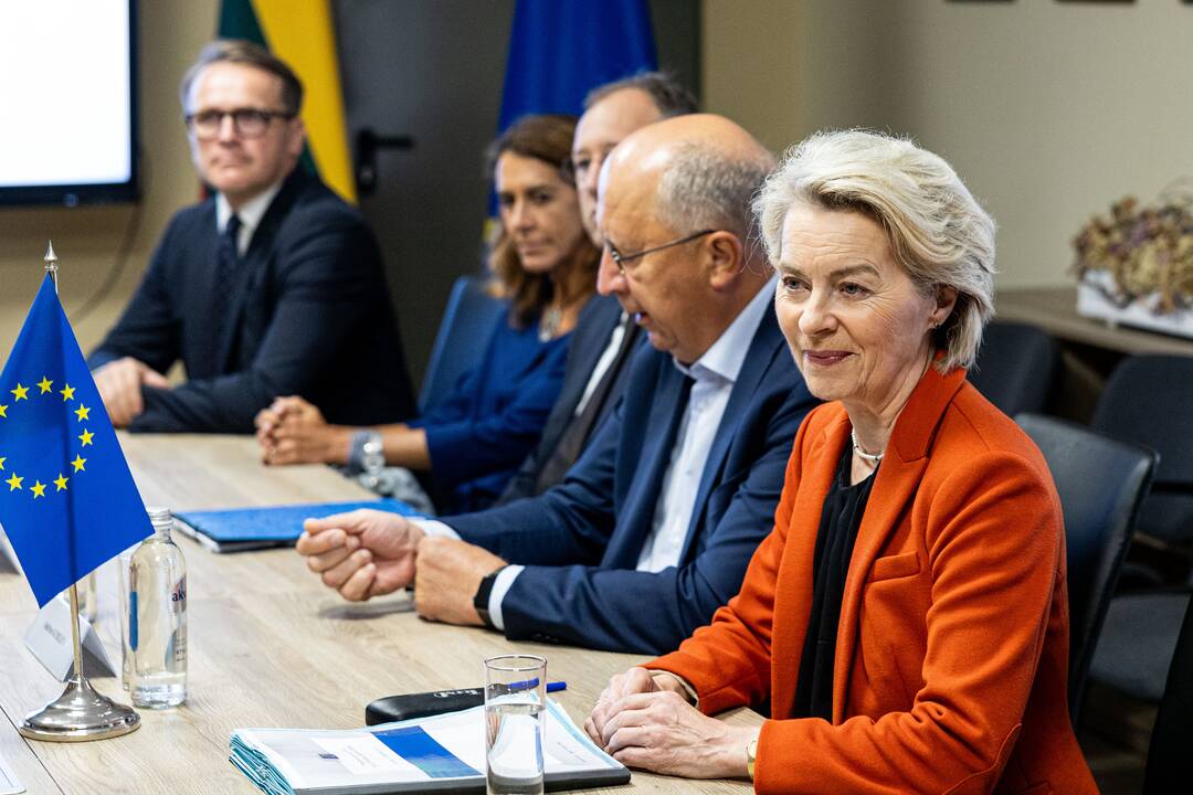 Prezidentas susitiko su Ursula von der Leyen