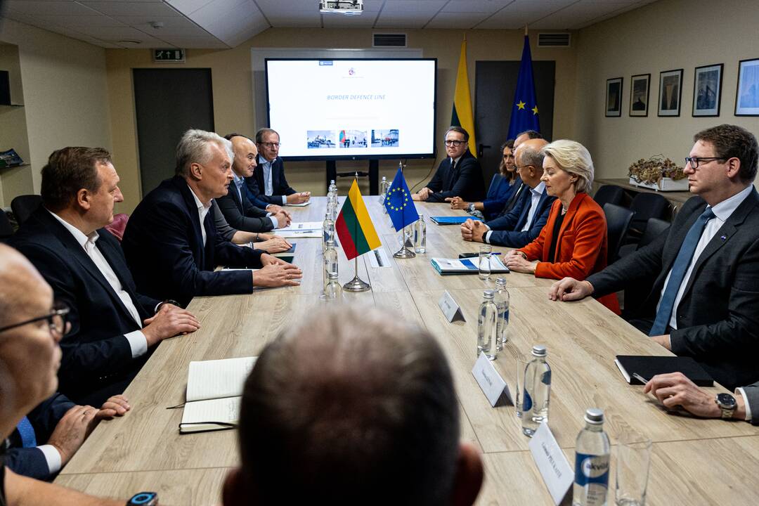 Prezidentas susitiko su Ursula von der Leyen