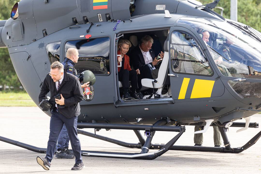 Prezidentas susitiko su Ursula von der Leyen