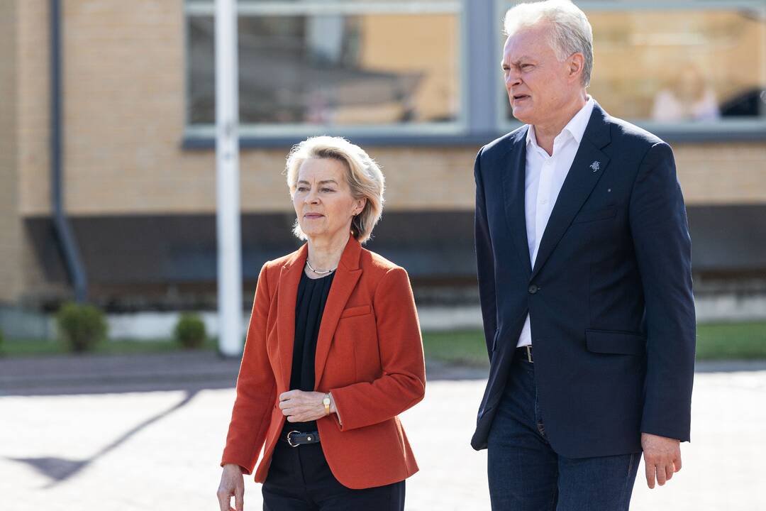 Prezidentas susitiko su Ursula von der Leyen