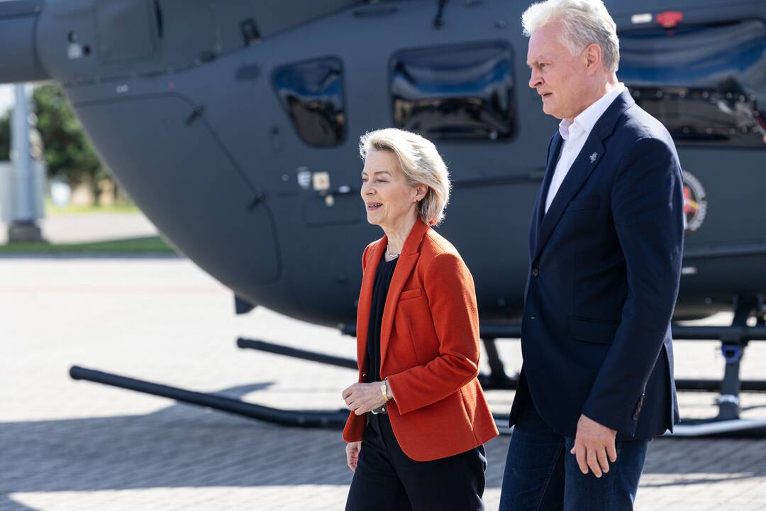 Prezidentas susitiko su Ursula von der Leyen
