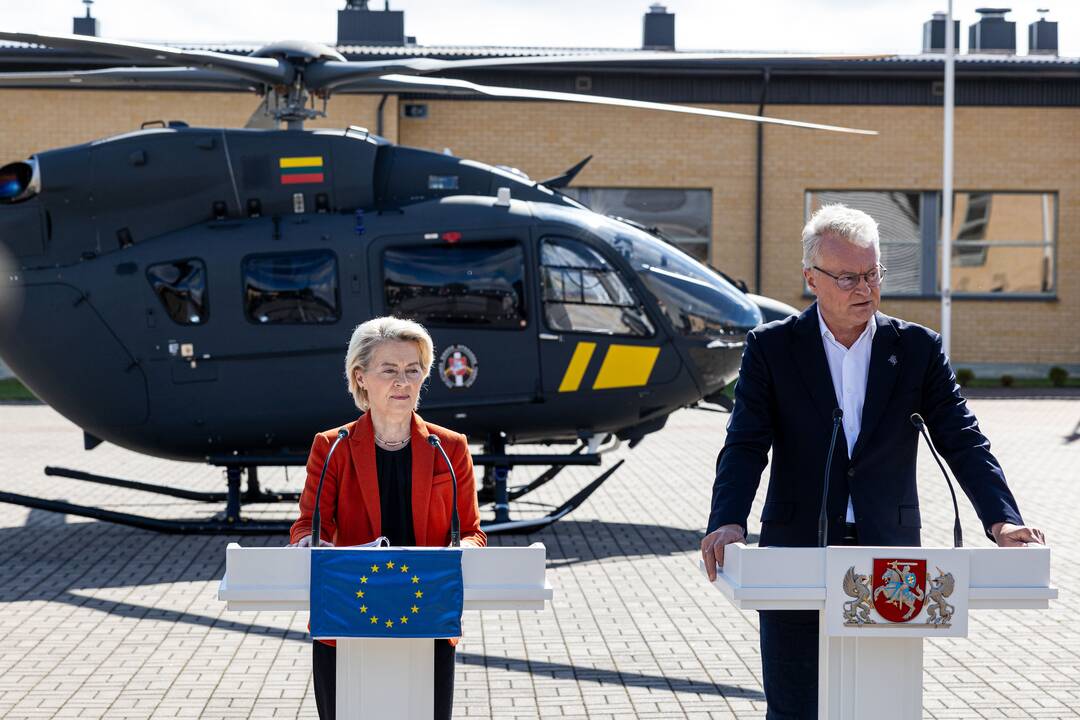 Prezidentas susitiko su Ursula von der Leyen