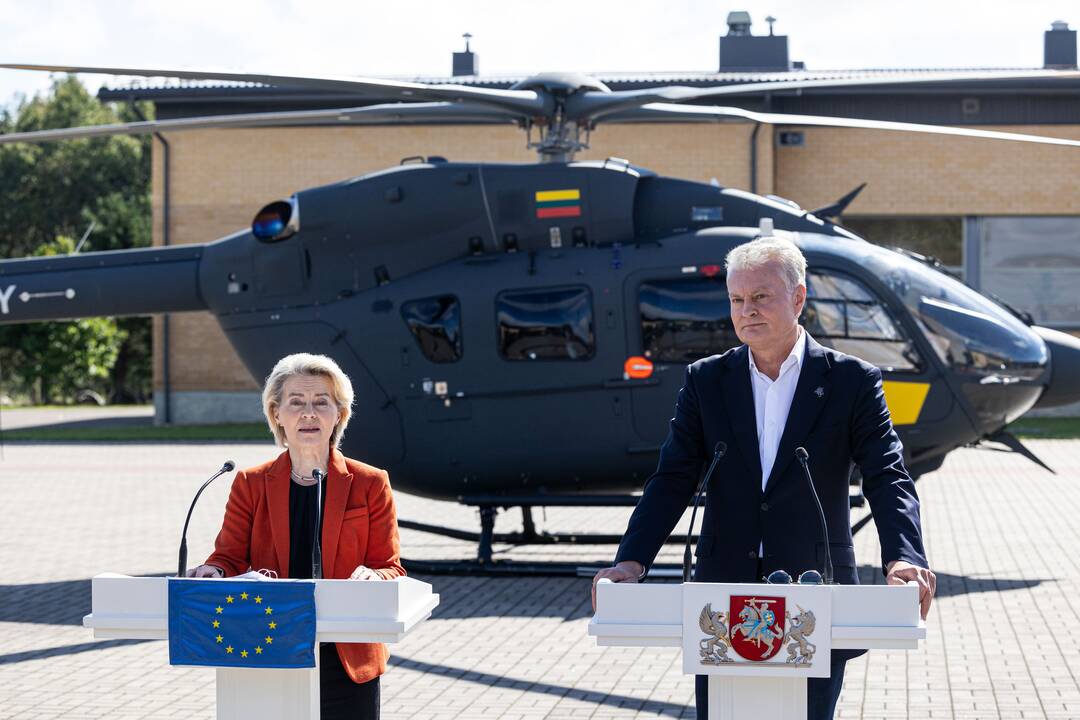 Prezidentas susitiko su Ursula von der Leyen
