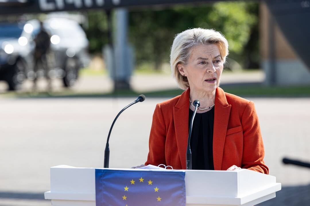 Prezidentas susitiko su Ursula von der Leyen