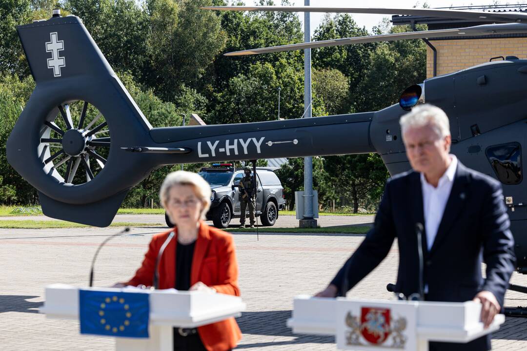 Prezidentas susitiko su Ursula von der Leyen