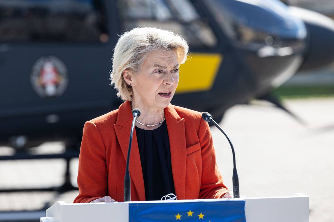 Prezidentas susitiko su Ursula von der Leyen