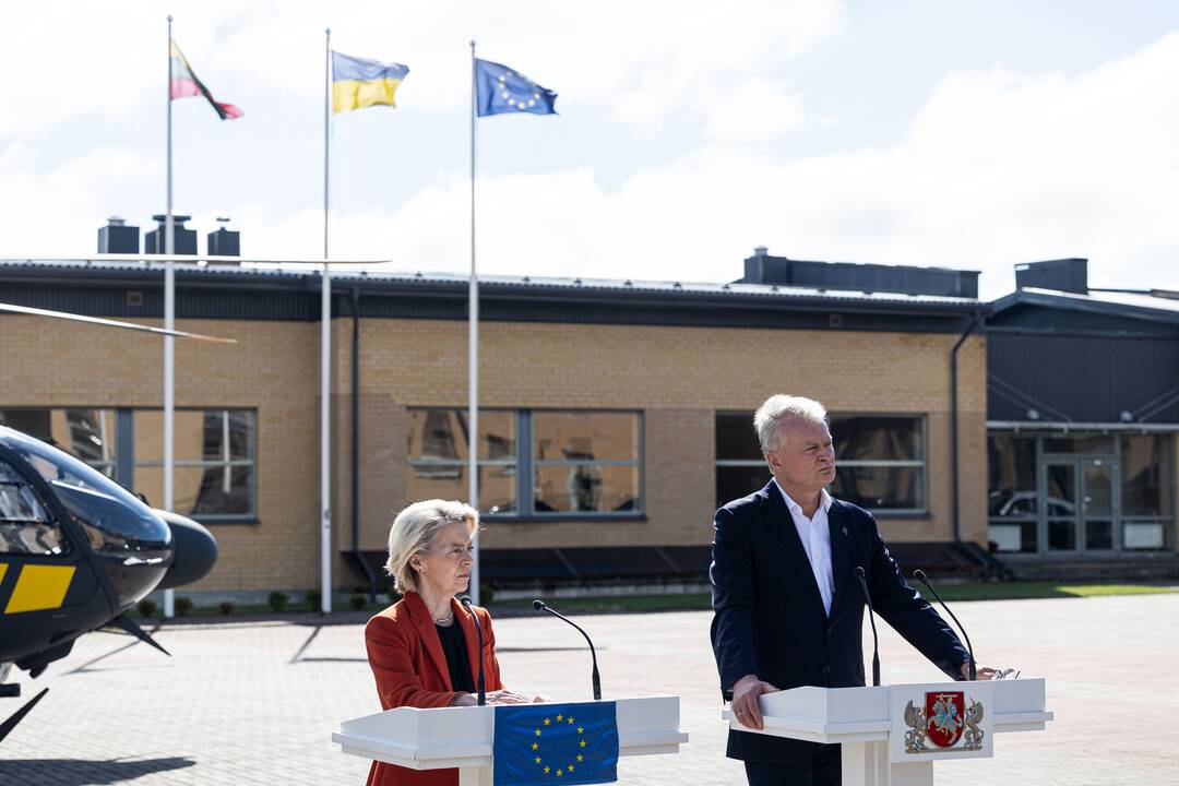 Prezidentas susitiko su Ursula von der Leyen