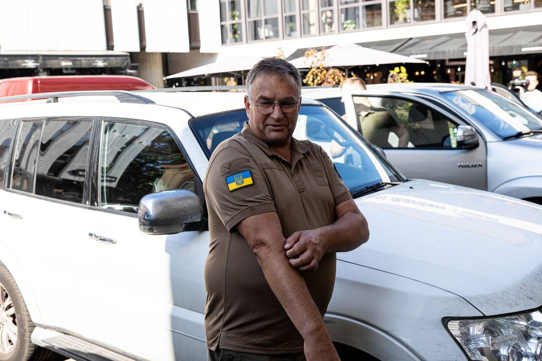 Iš stažuotės Ukrainoje grįžusių Lietuvos medikų sutikimas