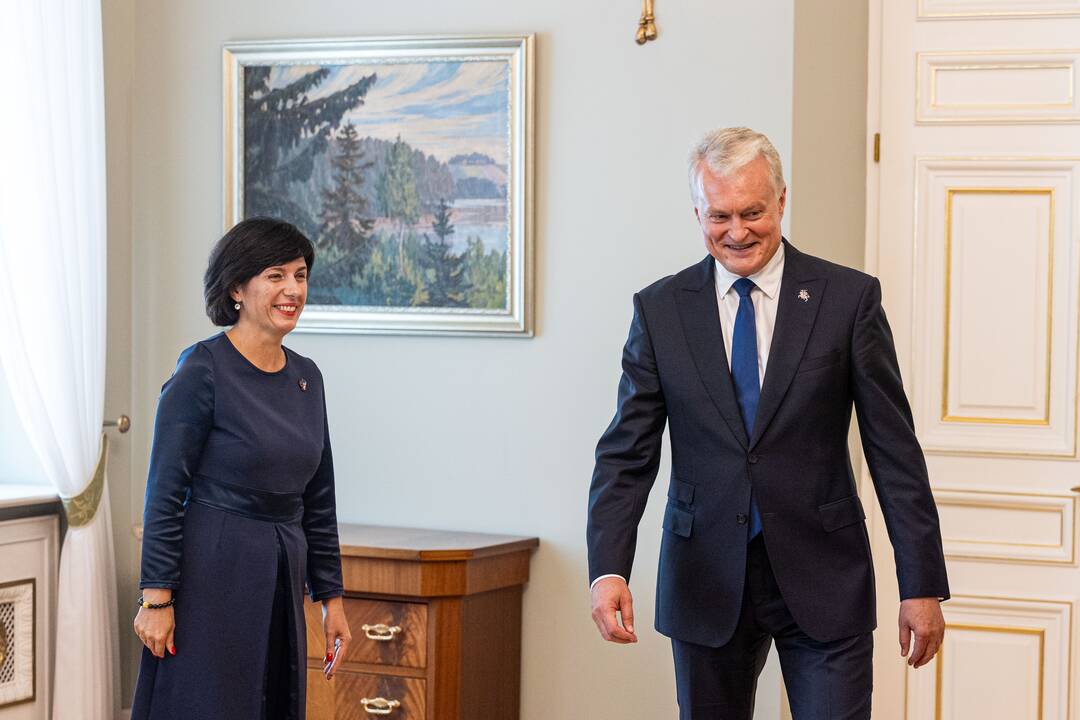 Vaida Aleknavičienė ir Gitanas Nausėda