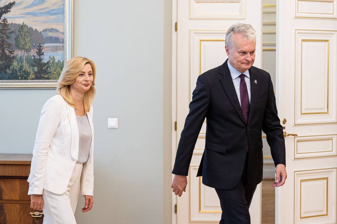 Gitanas Nausėda susitiko su Rita Tamašuniene ir  Vladislavu Kondratovičiumi