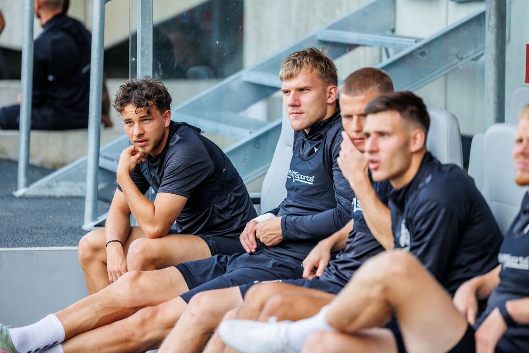 Lietuvos futbolo rinktinės treniruotė