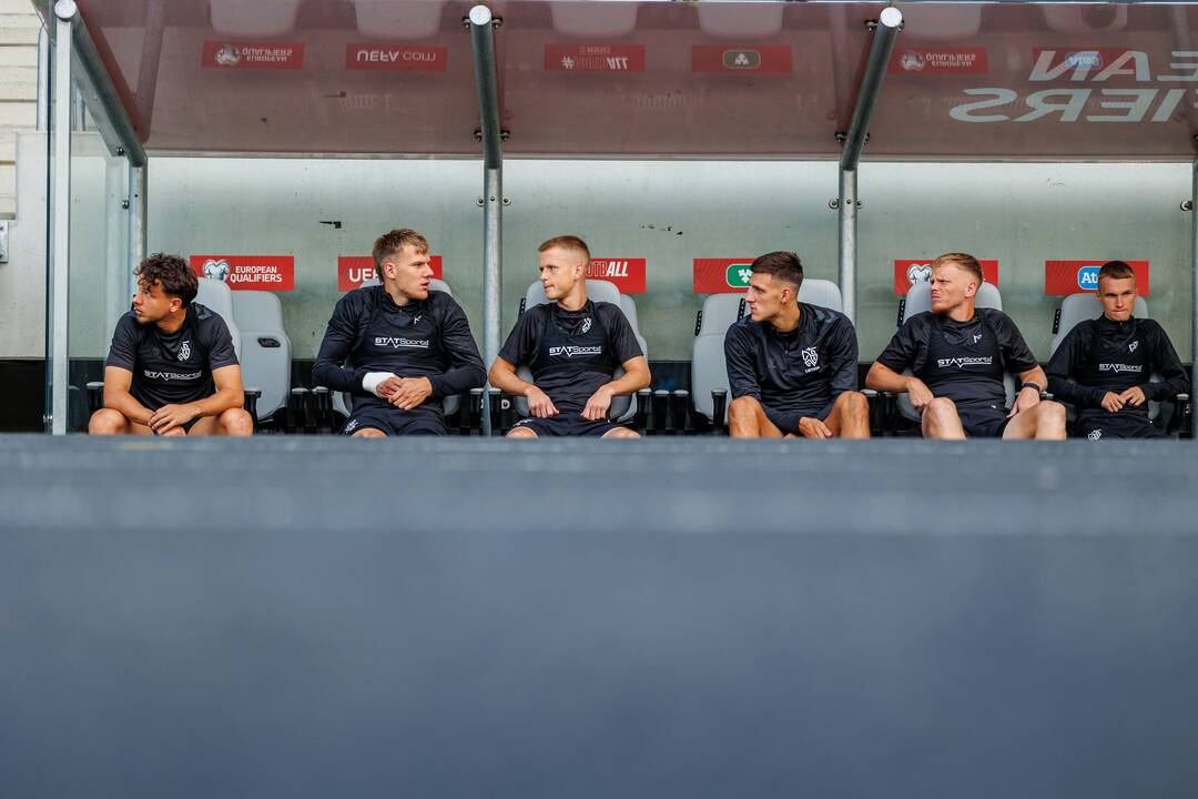 Lietuvos futbolo rinktinės treniruotė