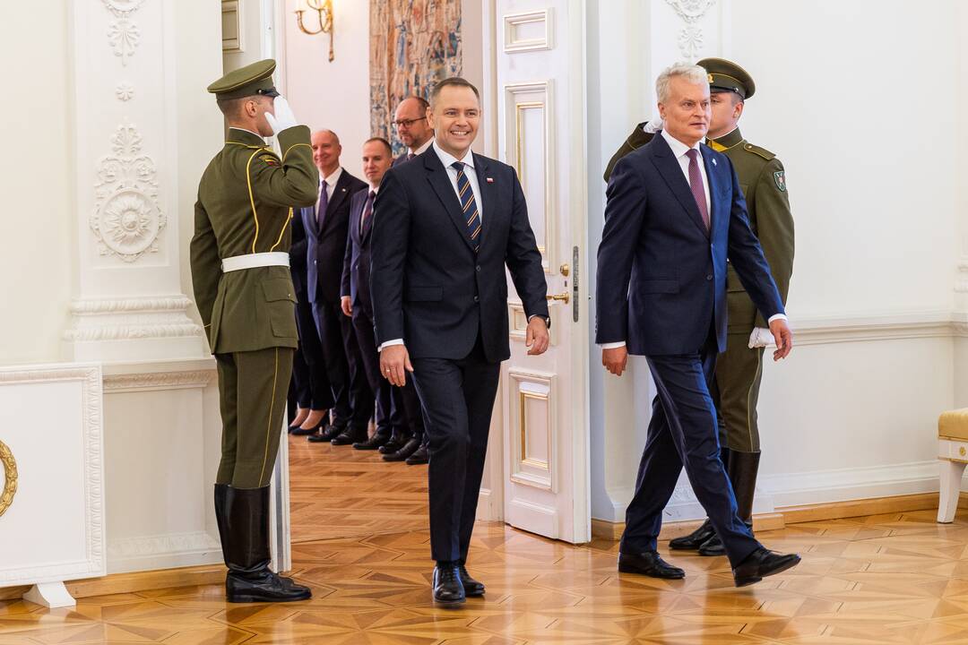 Gitanas Nausėda susitiko su Lenkijos prezidentu