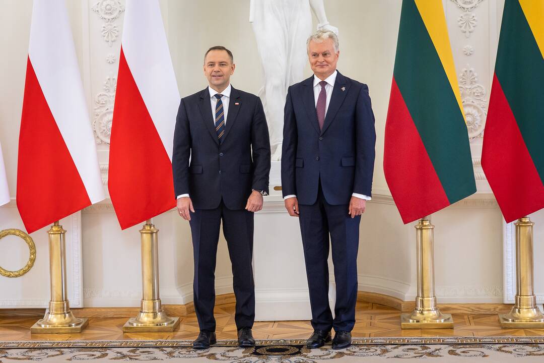 Gitanas Nausėda susitiko su Lenkijos prezidentu