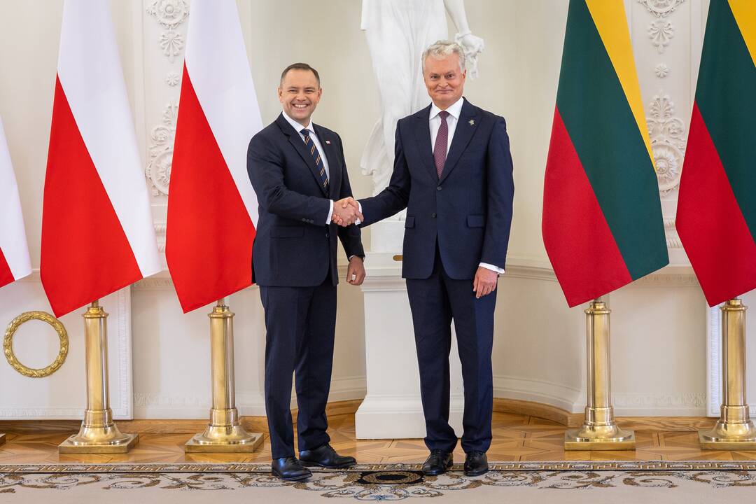 Gitanas Nausėda susitiko su Lenkijos prezidentu