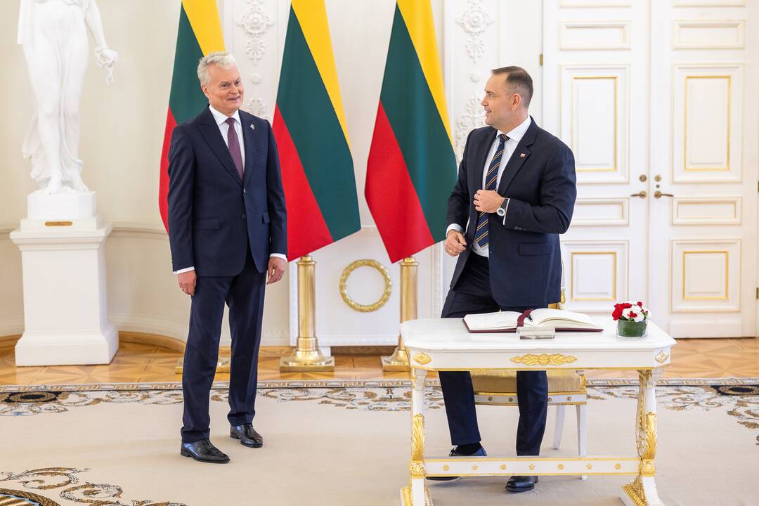 Gitanas Nausėda susitiko su Lenkijos prezidentu