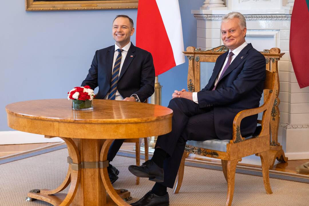 Gitanas Nausėda susitiko su Lenkijos prezidentu