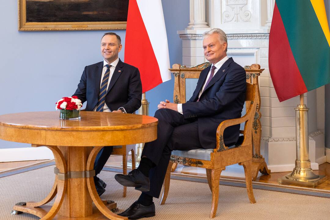 Gitanas Nausėda susitiko su Lenkijos prezidentu