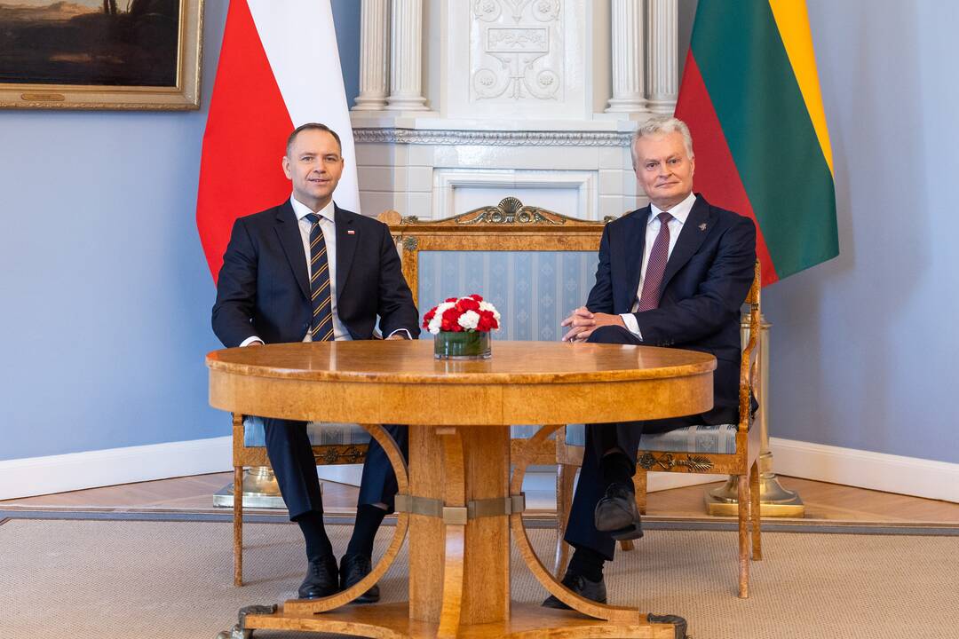 Gitanas Nausėda susitiko su Lenkijos prezidentu
