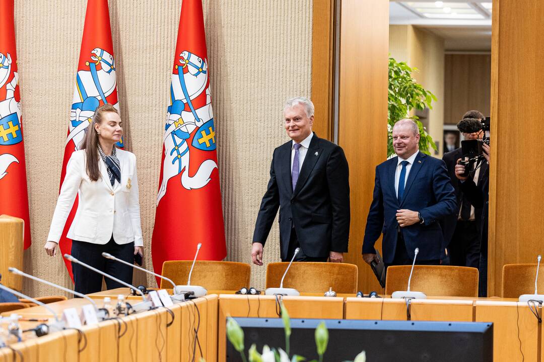 Prezidentas susitiko su Seimo valdyba