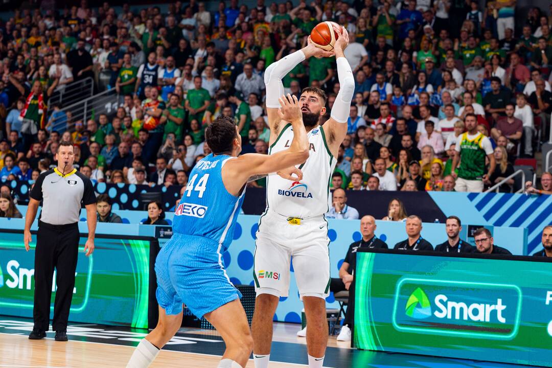 „EuroBasket 2025“ rungtynės Lietuva–Graikija