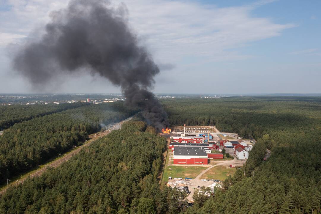 Dujų pilstymo stotyje Vilniuje nugriaudėjo sprogimas