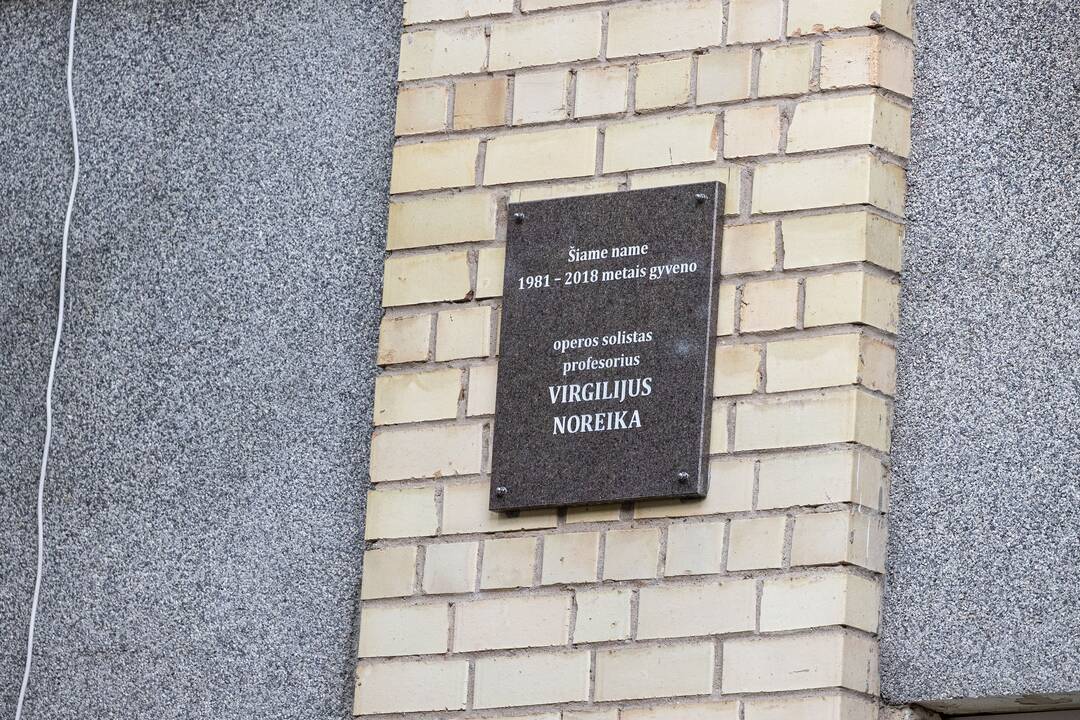 Virgilijaus Noreikos atminimo lentos atidengimas