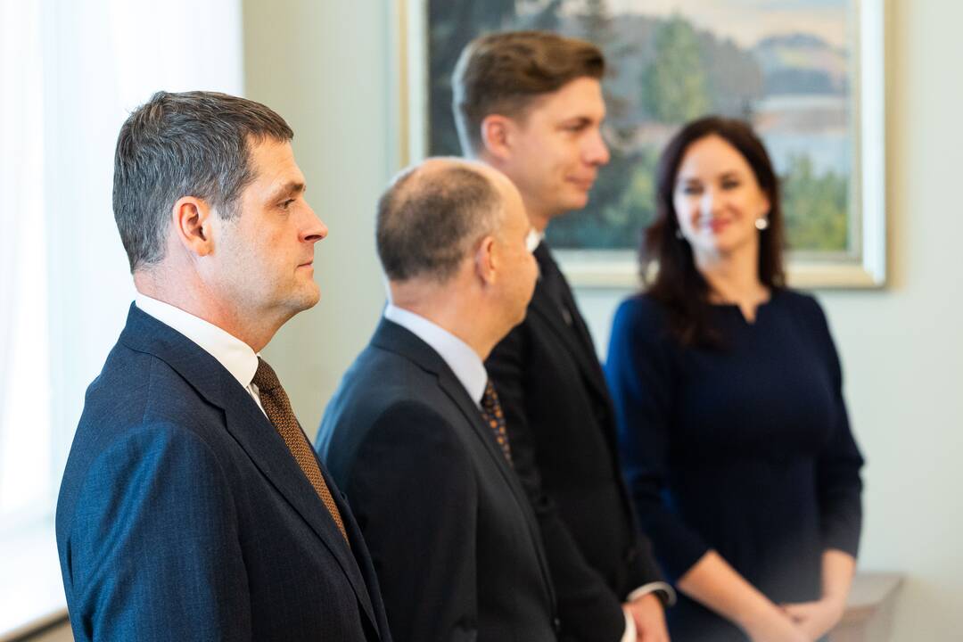 Prezidentas susitiko su Ruginiene ir valdančiosios koalicijos partijų vadovais