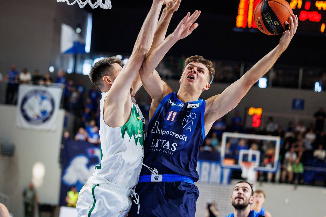 LKL rungtynės: Jonavos „Jonava“–Kauno „Žalgiris“ 
